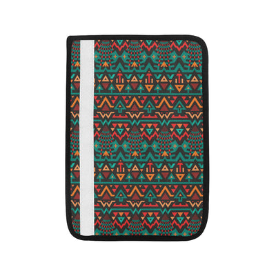 Aztec Pattern Print Design 04 Car Seat Belt Cover