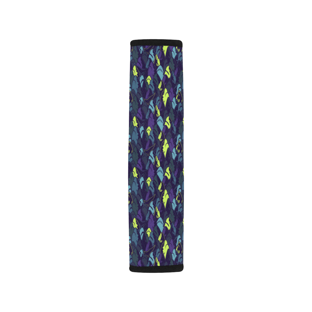Shark Neon color Print Car Seat Belt Cover