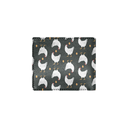 Chicken Pattern Print Design 06 Men's ID Card Wallet