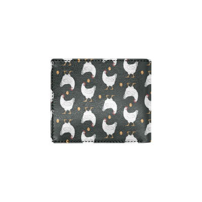 Chicken Pattern Print Design 06 Men's ID Card Wallet