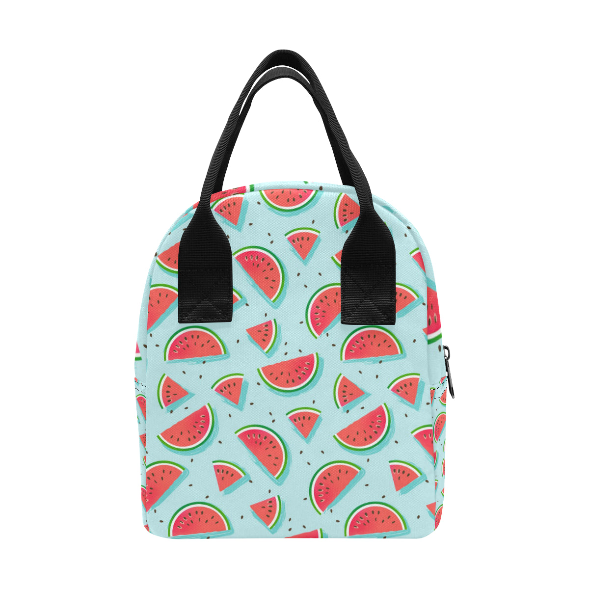 Watermelon Pattern Print Design WM03 Insulated Lunch Bag