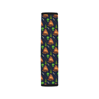 Camfire marshmallow Camping Design Print Car Seat Belt Cover