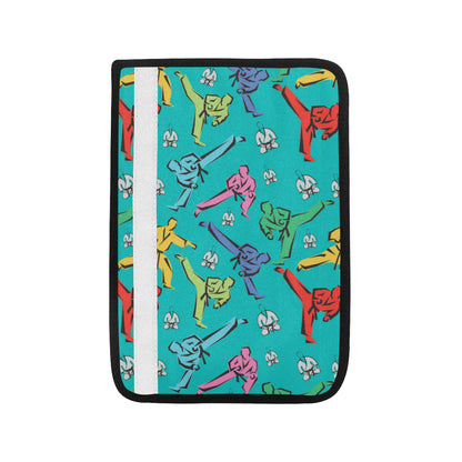 Judo Pattern Print Design 01 Car Seat Belt Cover
