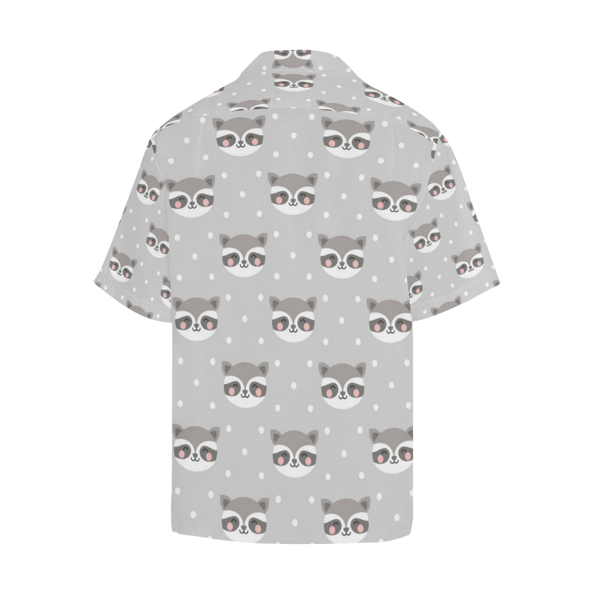 Raccoon Pattern Print Design A04 Men's Hawaiian Shirt