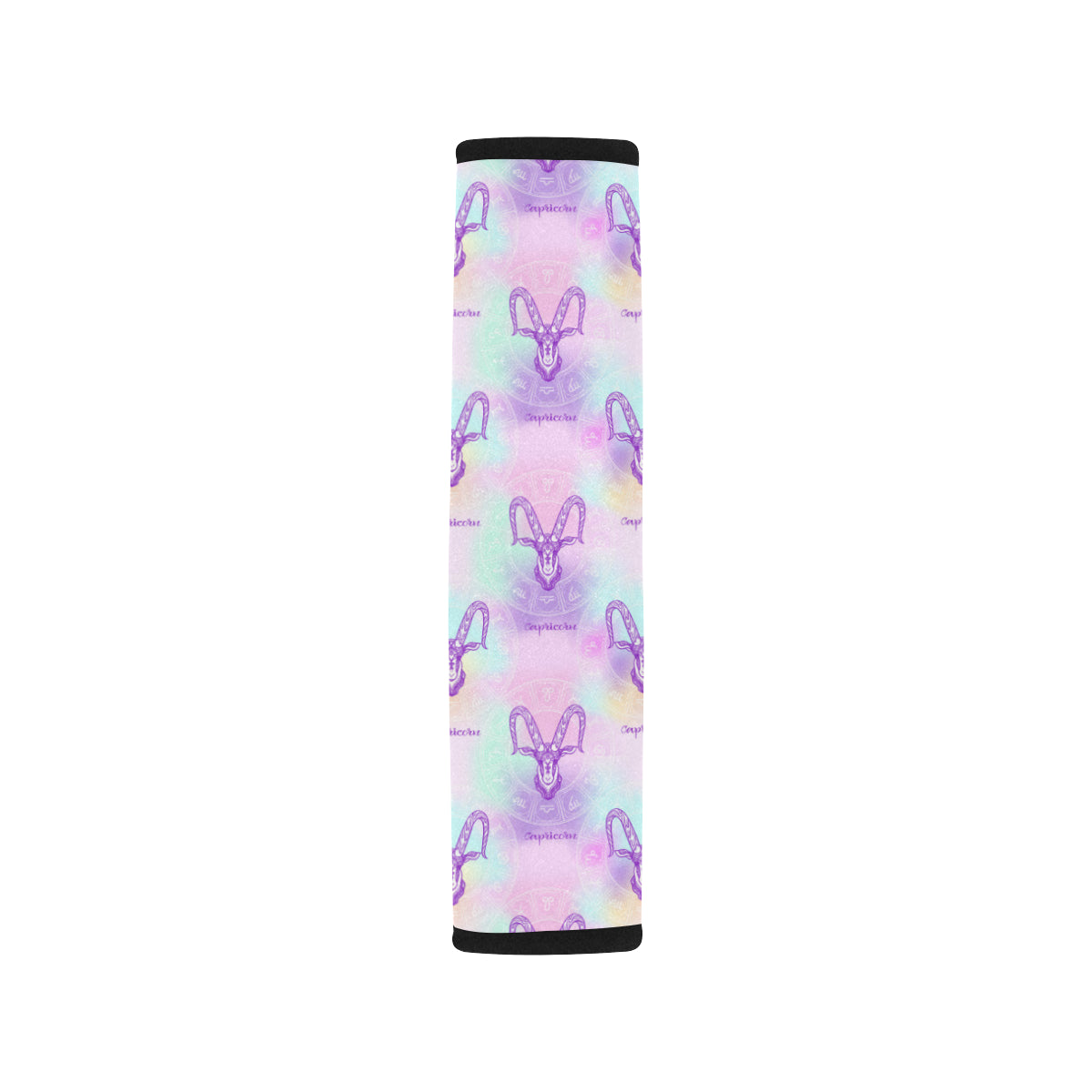 Capricorn Zodiac Pattern Print Design 02 Car Seat Belt Cover
