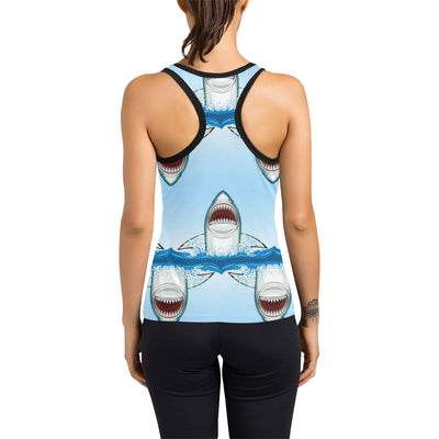 Shark Bite Women's Racerback Tank Top