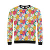 Daisy Pattern Print Design DS05 Men Long Sleeve Sweatshirt