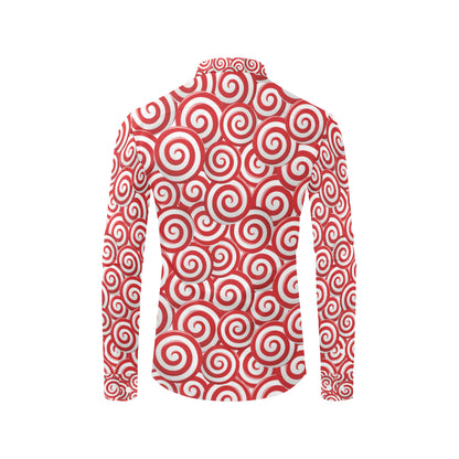 Candy Pattern Print Design 03 Men's Long Sleeve Shirt