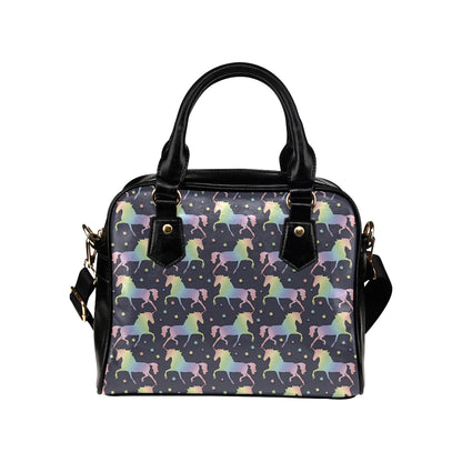 Rainbow Pattern Print Design A05 Shoulder Handbag