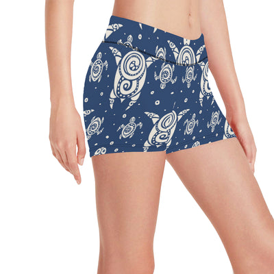 Sea Turtle Tribal Yoga Shorts