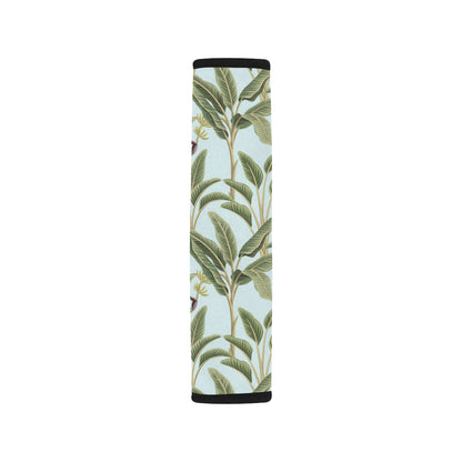 Banana Leaf Pattern Print Design BL03 Car Seat Belt Cover