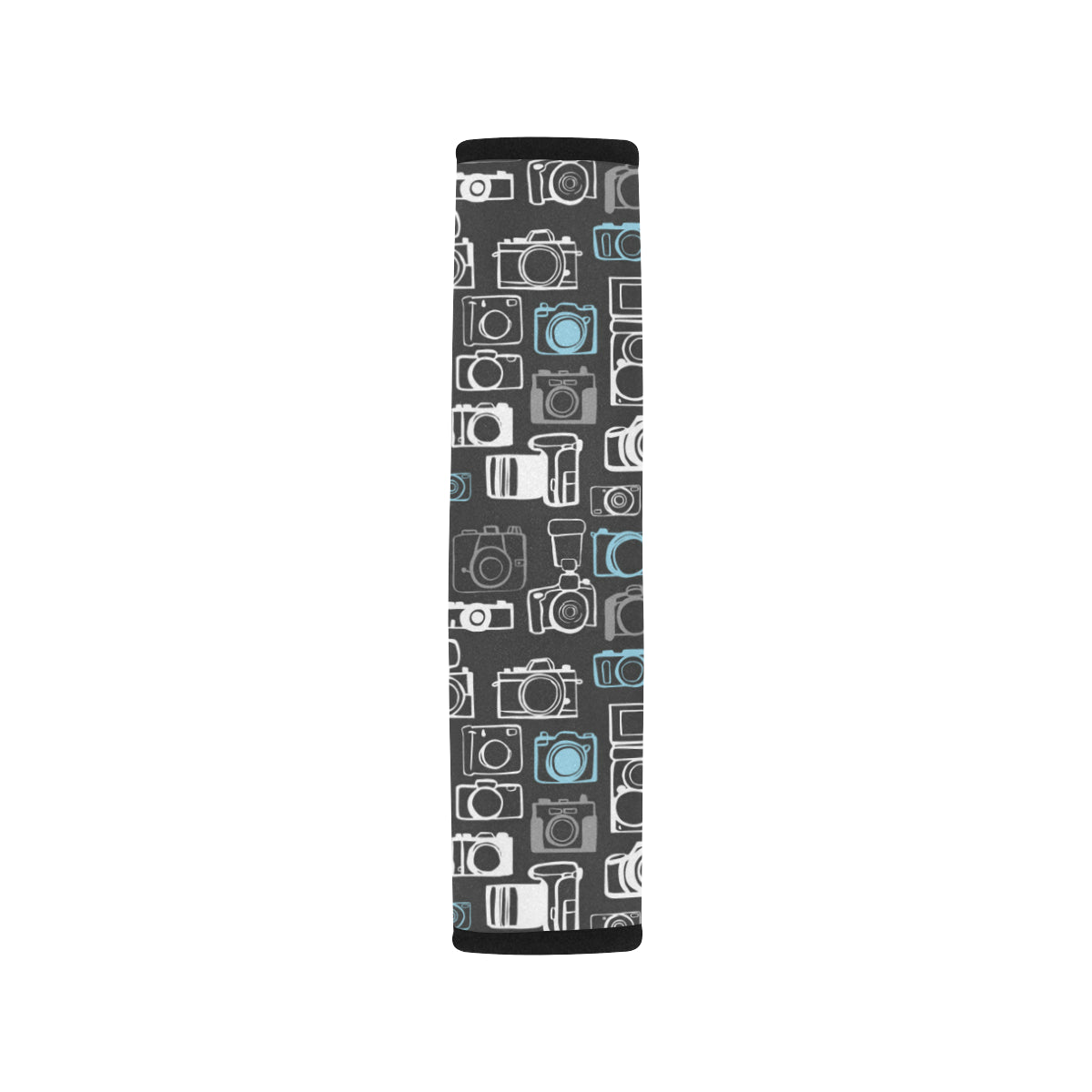 Camera Pattern Print Design 04 Car Seat Belt Cover