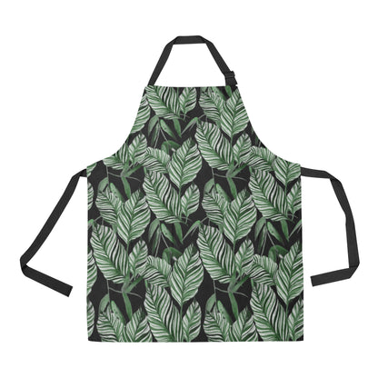 Palm Leaves Pattern Print Design PL09 Apron with Pocket