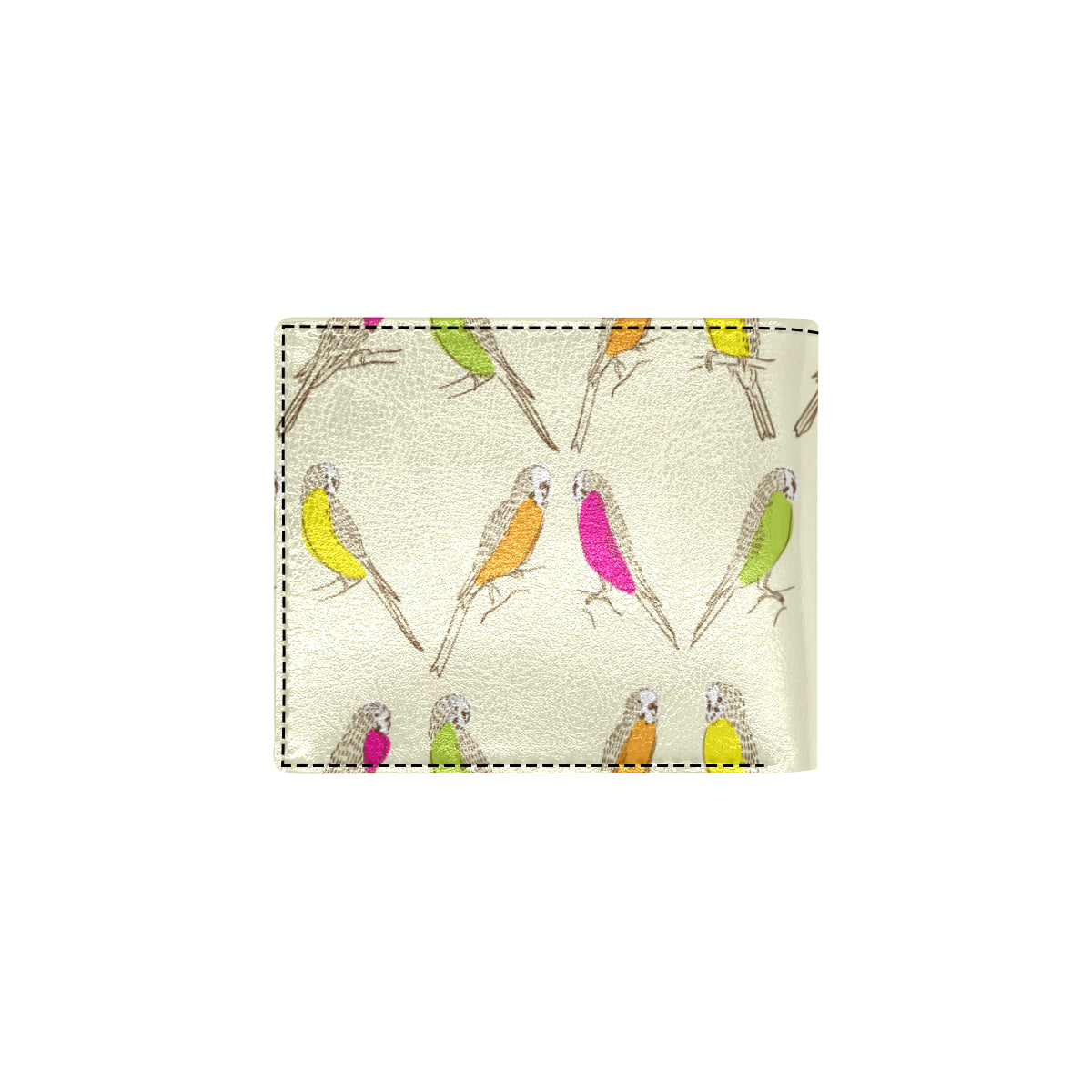 Parakeet Pattern Print Design A01 Men's ID Card Wallet