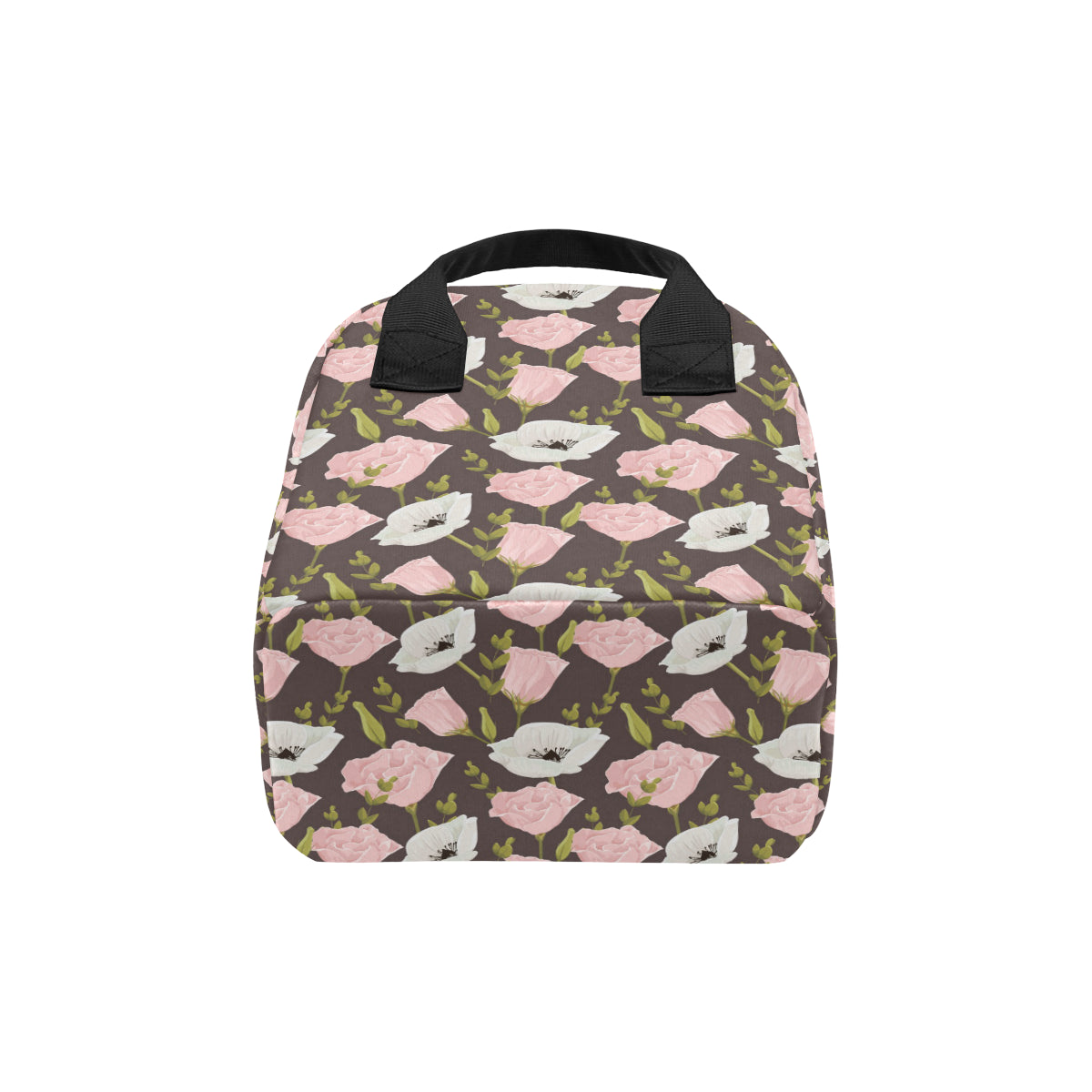 Anemone Pattern Print Design AM011 Insulated Lunch Bag