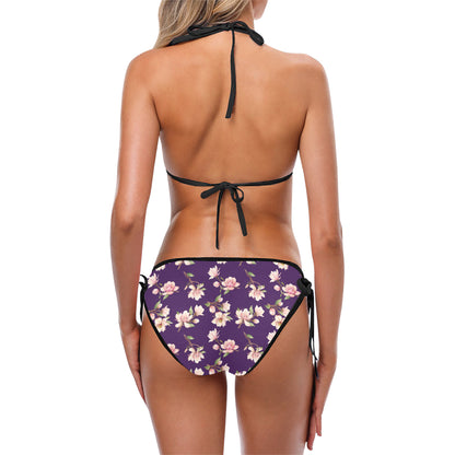 Magnolia Pattern Print Design MAG02 Bikini