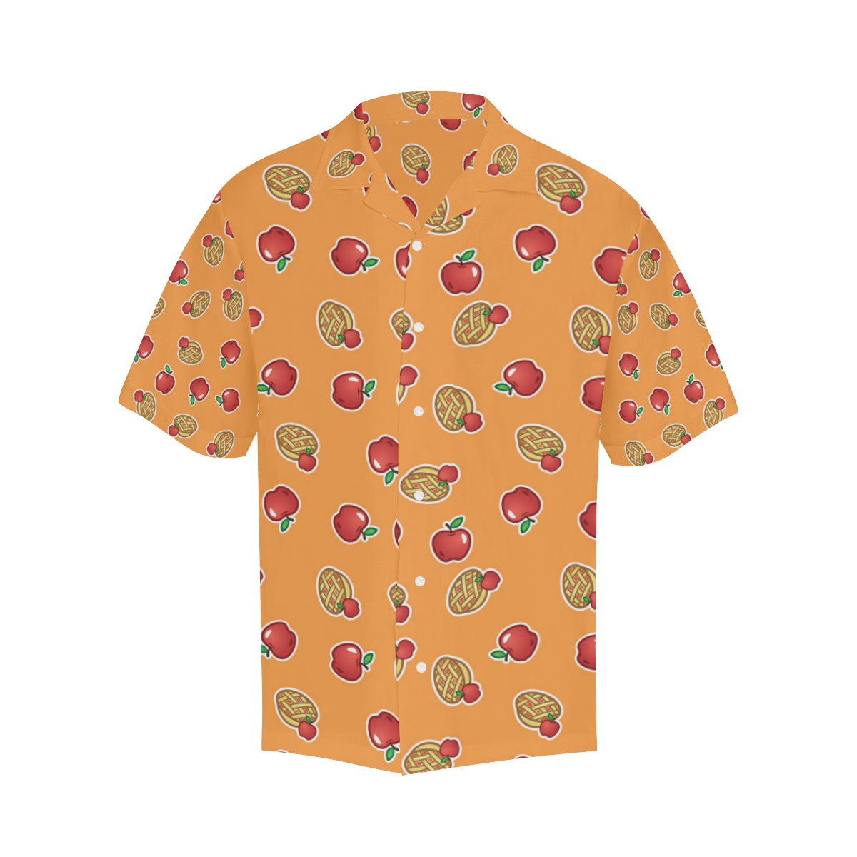 Apple Pie Pattern Print Design 02 Men's Hawaiian Shirt