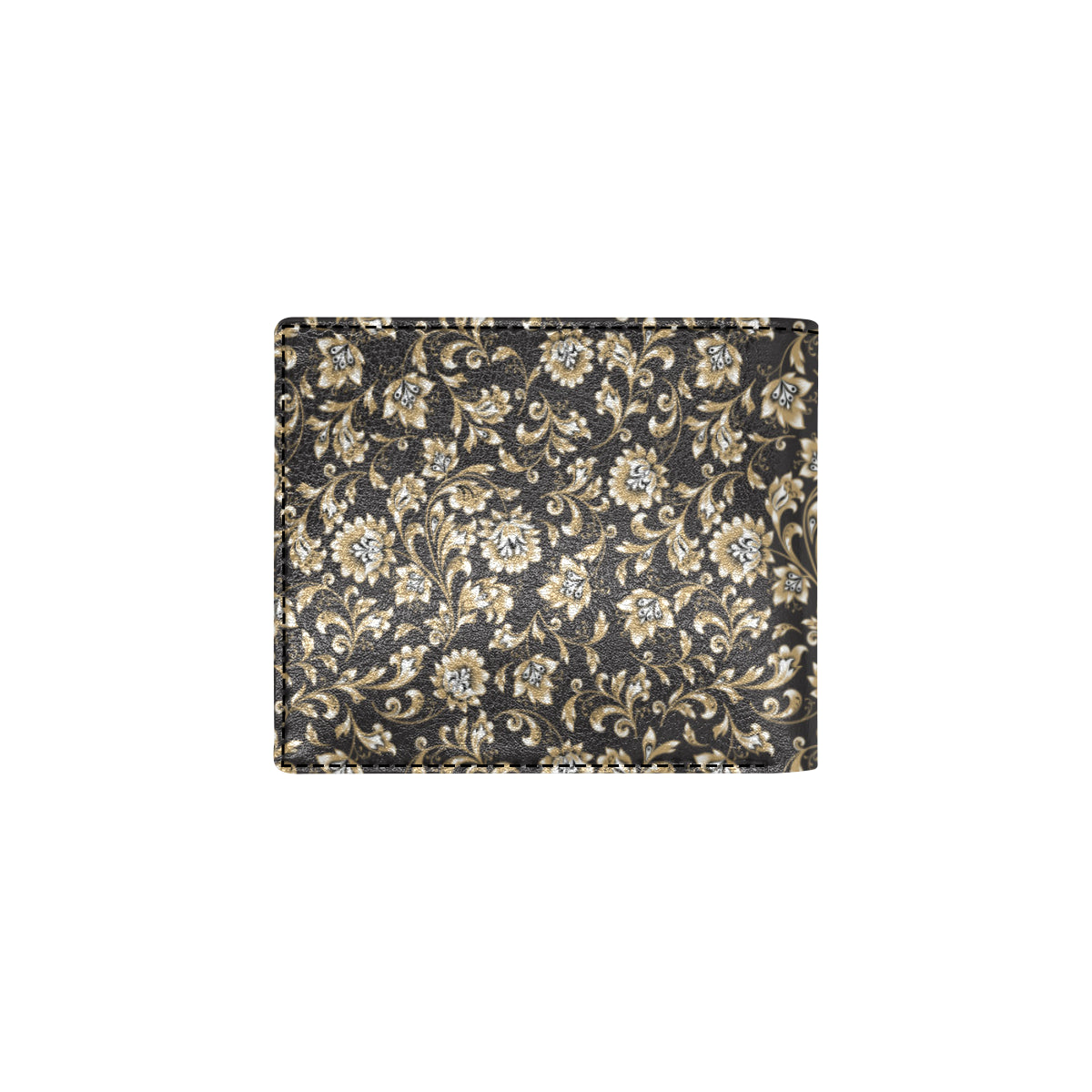 Brocade Pattern Print Design 03 Men's ID Card Wallet