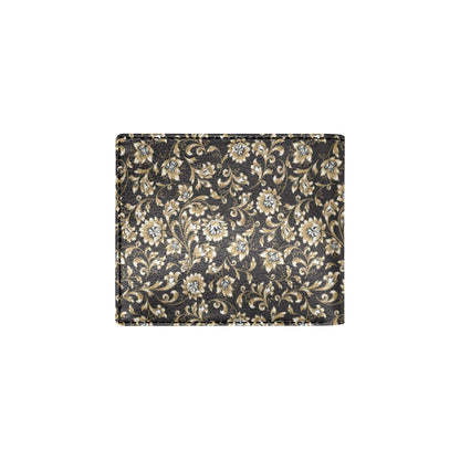 Brocade Pattern Print Design 03 Men's ID Card Wallet