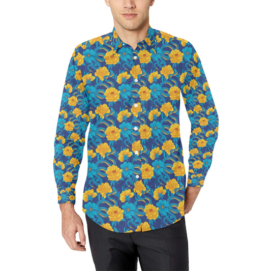 Boa Pattern Print Design 01 Men's Long Sleeve Shirt