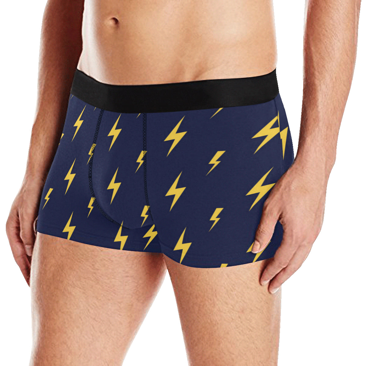 Lightning Thunder Pattern Print Design 03 Men's Boxer Briefs