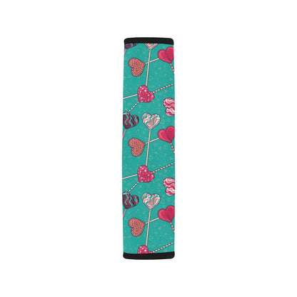 Lollipop Pattern Print Design LL01 Car Seat Belt Cover