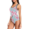 Cherry Blossom Pattern Print Design CB04 Women Swimsuit