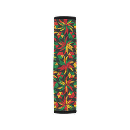 Rastafarian Pattern Print Design A03 Car Seat Belt Cover