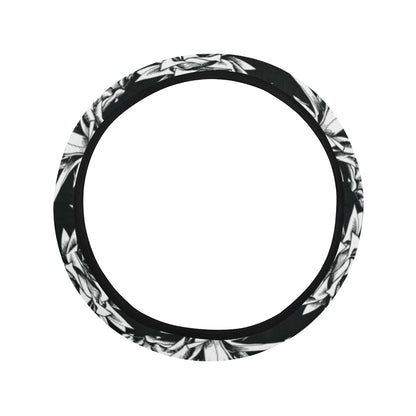 Pineapple Pattern Print Design PP08 Steering Wheel Cover with Elastic Edge