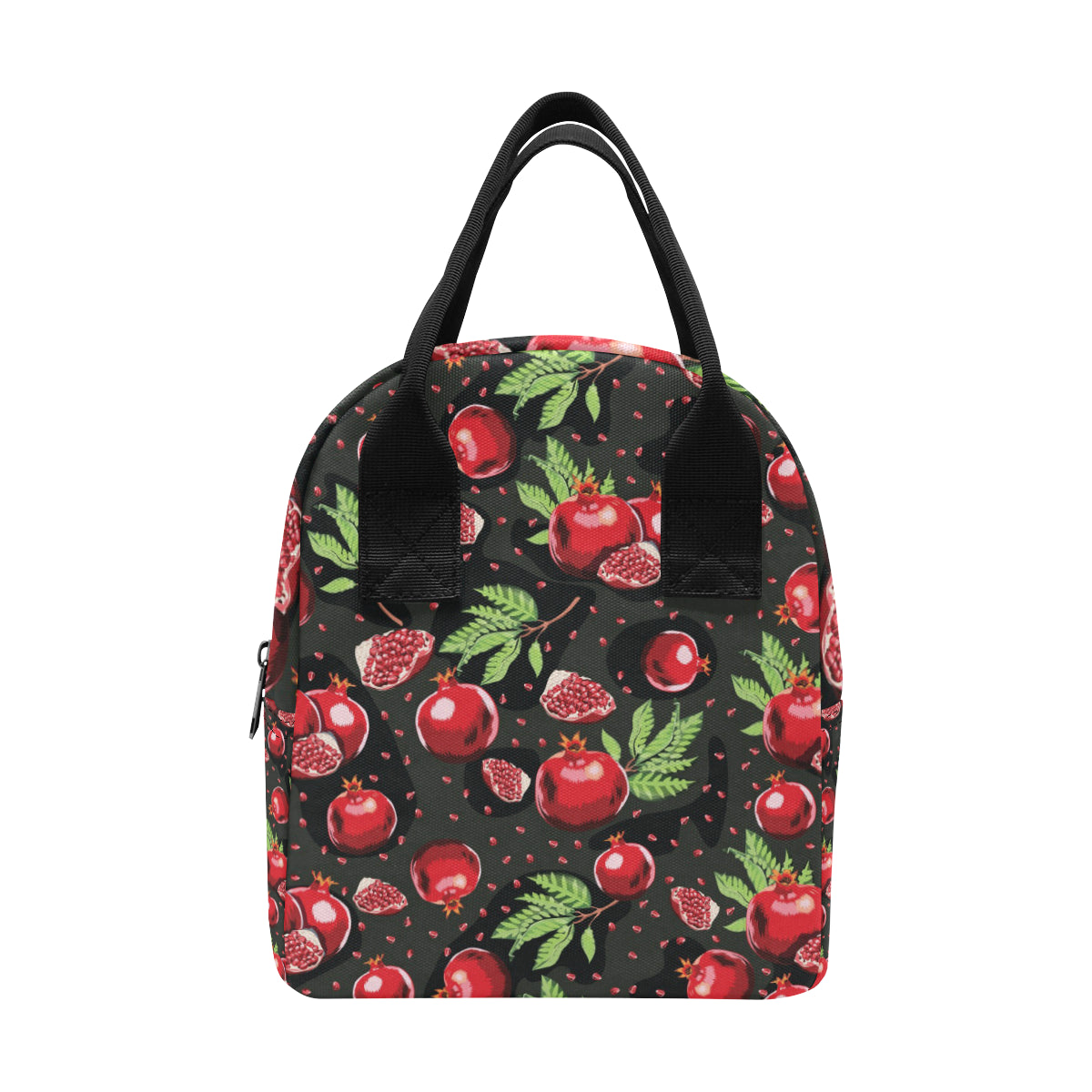 Pomegranate Pattern Print Design PG06 Insulated Lunch Bag