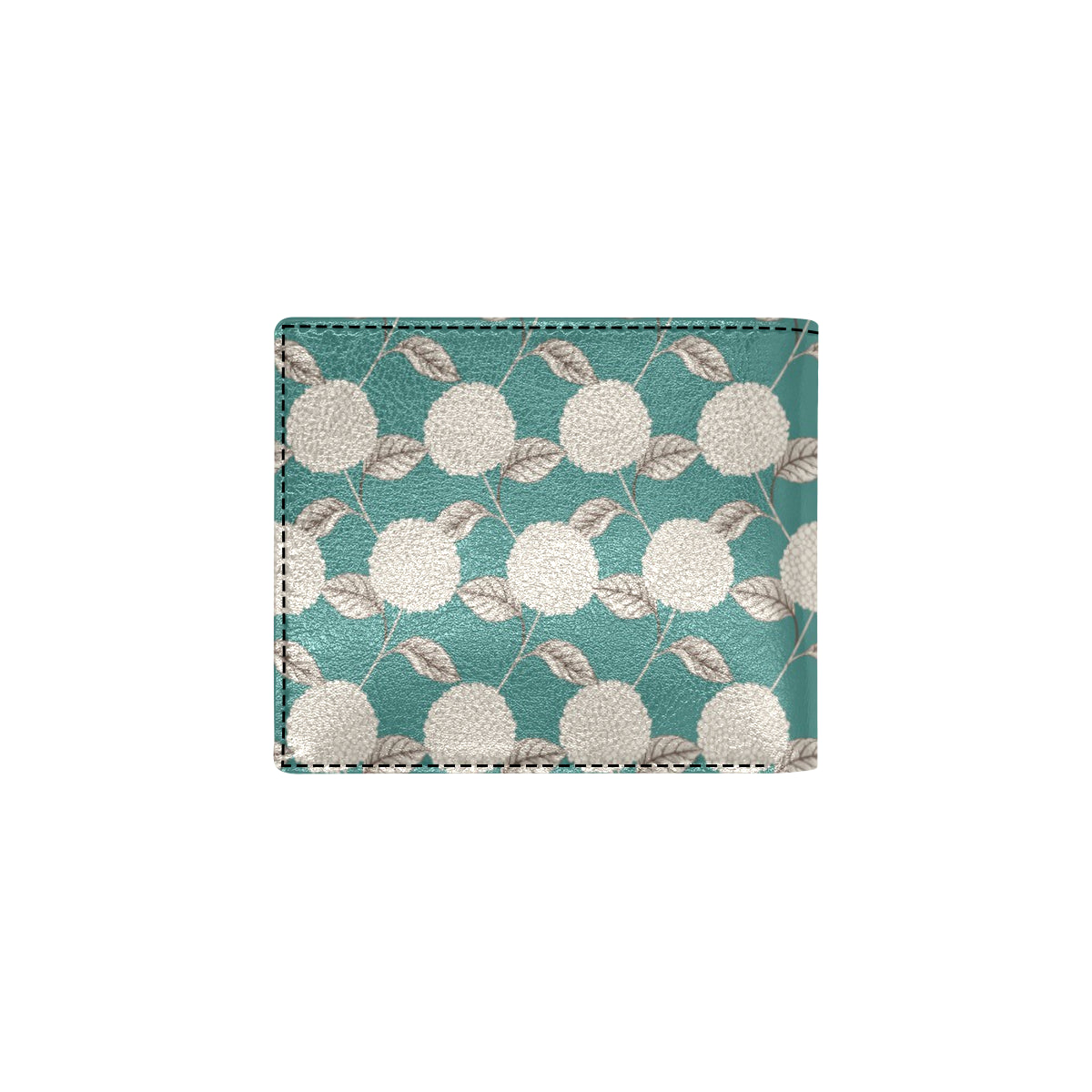 Hydrangea Pattern Print Design HD03 Men's ID Card Wallet