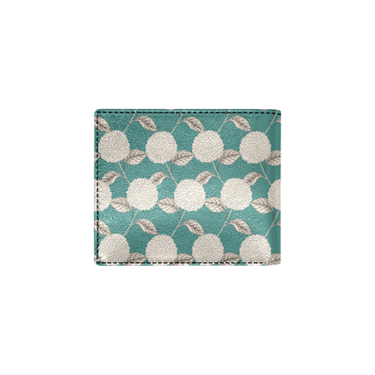 Hydrangea Pattern Print Design HD03 Men's ID Card Wallet