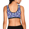 Dolphin Smile Print Pattern Sports Bra