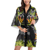 Bird Of Paradise Pattern Print Design BOP07 Women Kimono Robe