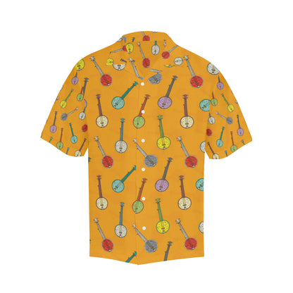 Banjo Pattern Print Design 02 Men's Hawaiian Shirt