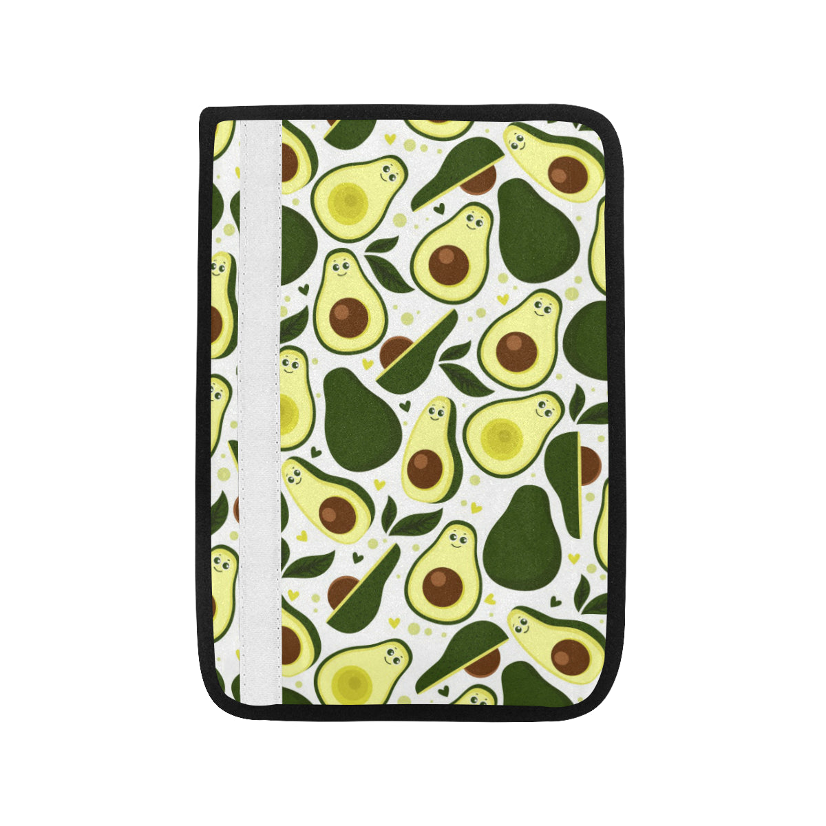 Avocado Pattern Print Design AC06 Car Seat Belt Cover