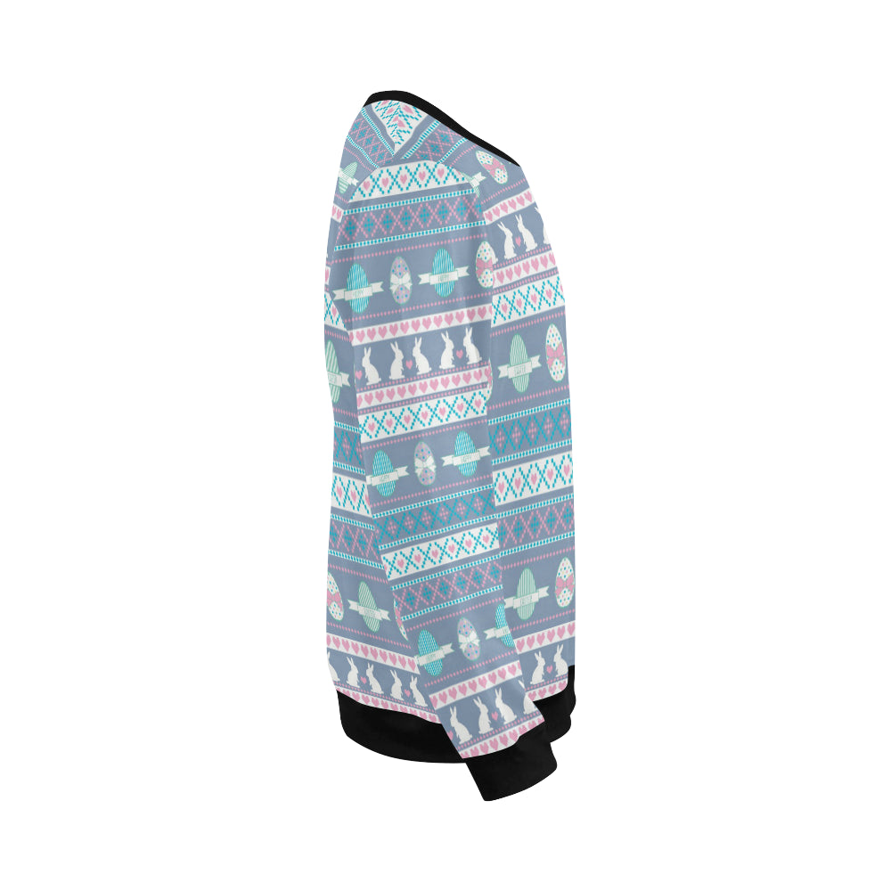 Easter Eggs Pattern Print Design RB013 Men Long Sleeve Sweatshirt