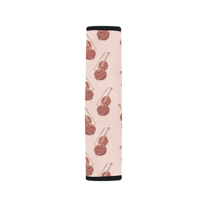 Cello Pattern Print Design 03 Car Seat Belt Cover