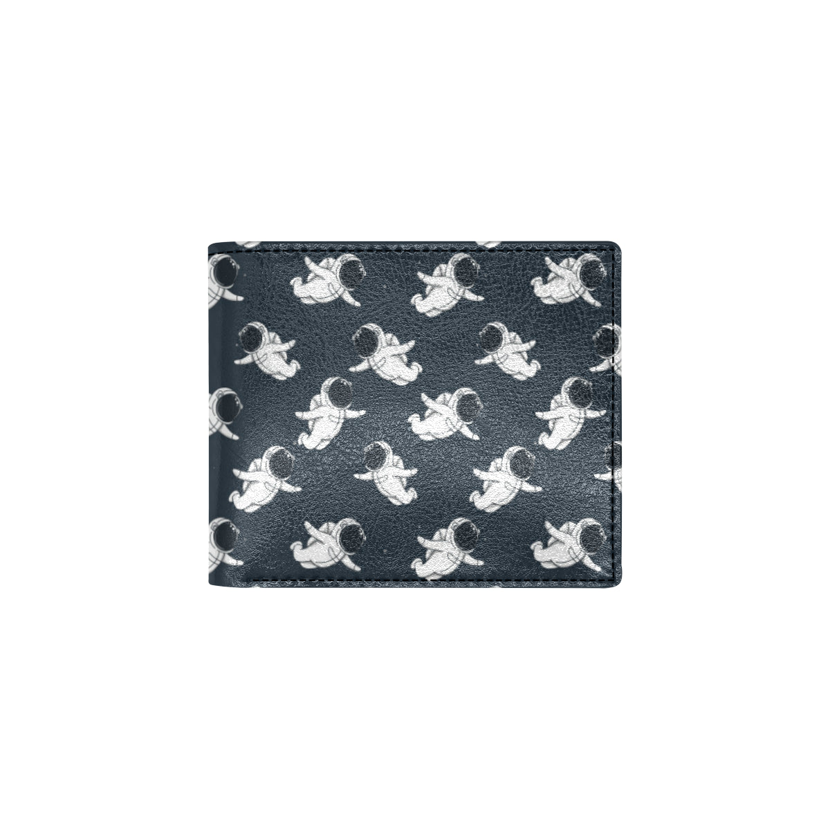 Astronaut Pattern Print Design 02 Men's ID Card Wallet