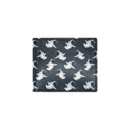 Astronaut Pattern Print Design 02 Men's ID Card Wallet
