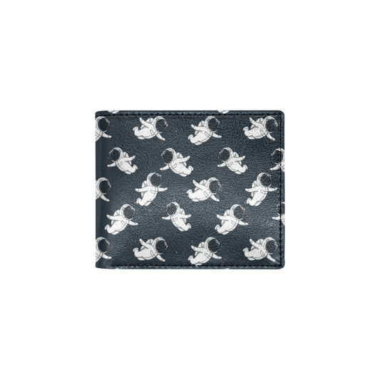 Astronaut Pattern Print Design 02 Men's ID Card Wallet
