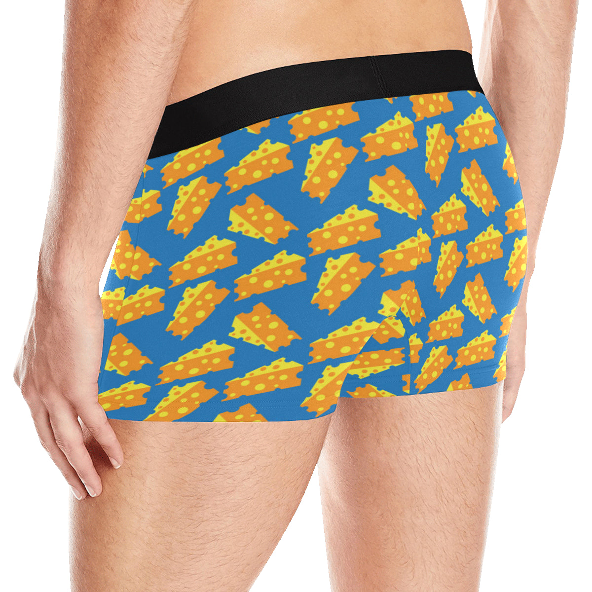 Cheese Pattern Print Design 05 Men's Boxer Briefs