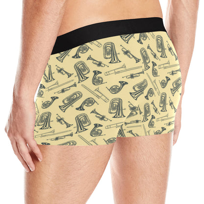 Tuba Pattern Print Design 01 Men's Boxer Briefs