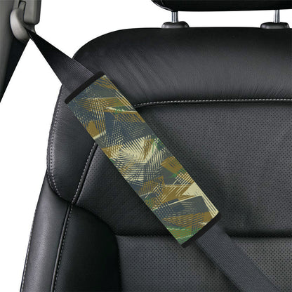 Military Camouflage Pattern Print Design 01 Car Seat Belt Cover