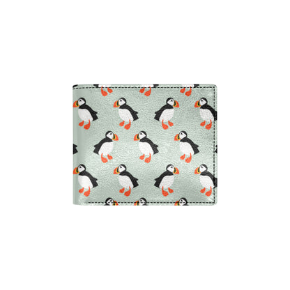 Puffin Pattern Print Design A03 Men's ID Card Wallet