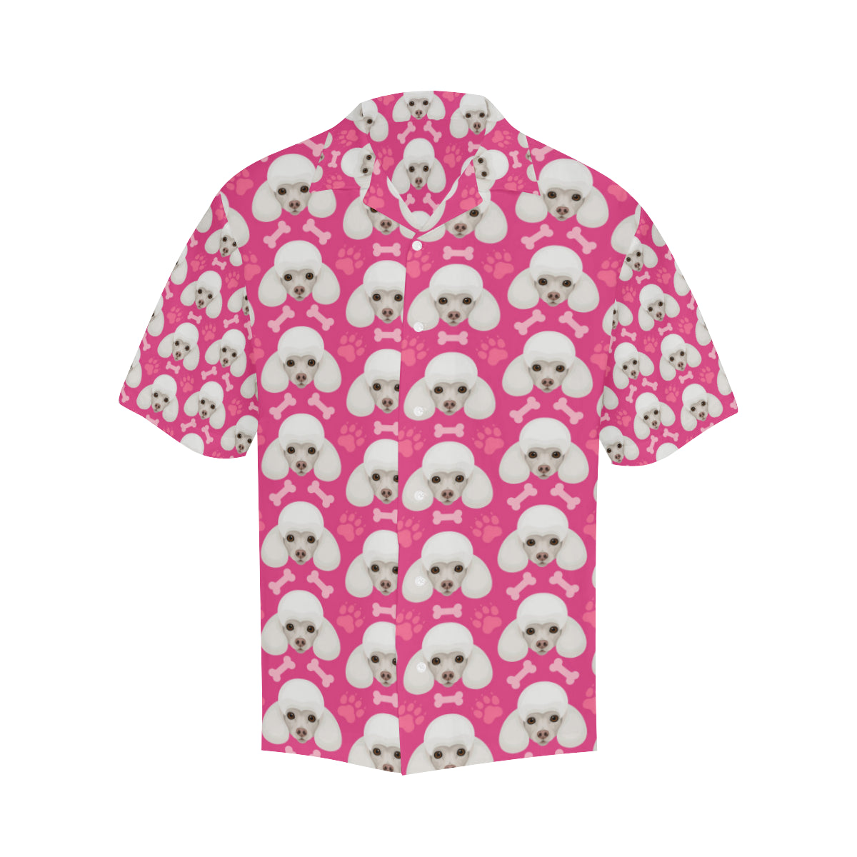 Poodle Pattern Print Design A04 Men's Hawaiian Shirt