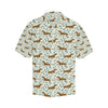 Dachshund Pattern Print Design 01 Men's Hawaiian Shirt