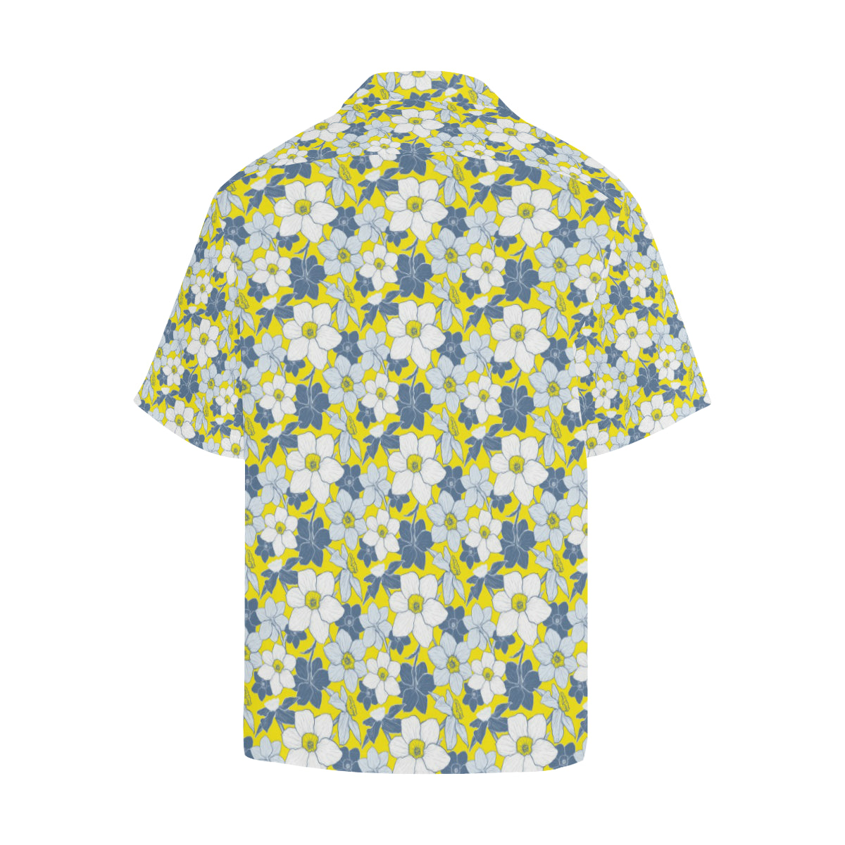 Daffodils Pattern Print Design 01 Men's Hawaiian Shirt