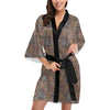 Calendar Aztec Pattern Print Design 03 Women's Short Kimono