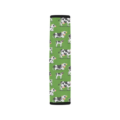 Cow Happy Print Pattern Car Seat Belt Cover